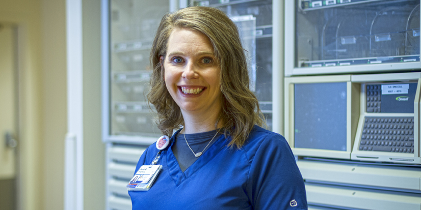 Telemetry Unit Charge Nurse Jamie Honored as Nurse Excellence for July 2019